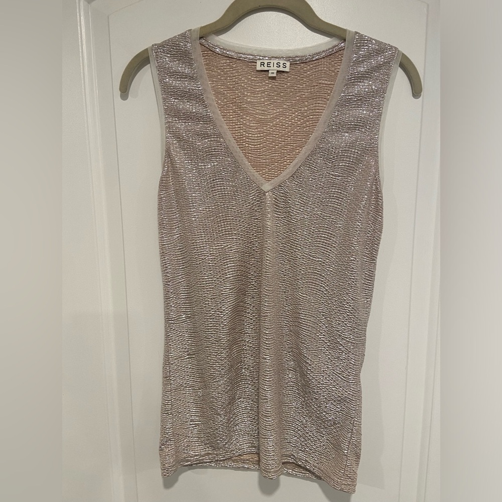 Champagne sparkly top